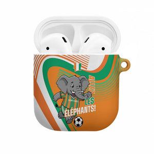 Ivory Coast Football AirPods Case 2026 Allez Les Elephants Cute Mascot - African Pride