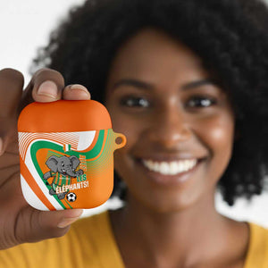 Ivory Coast Football AirPods Case 2026 Allez Les Elephants Cute Mascot - African Pride