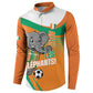 Custom Ivory Coast Football Button Sweatshirt 2026 Allez Les Elephants Cute Mascot