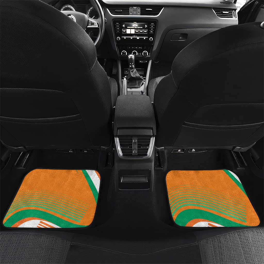 Custom Ivory Coast Football Car Mats 2026 Allez Les Elephants Cute Mascot - African Pride