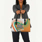 Ivory Coast Football Leather Bag 2026 Allez Les Elephants Cute Mascot - African Pride