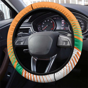 Ivory Coast Football Steering Wheel Cover 2026 Allez Les Elephants Cute Mascot - African Pride