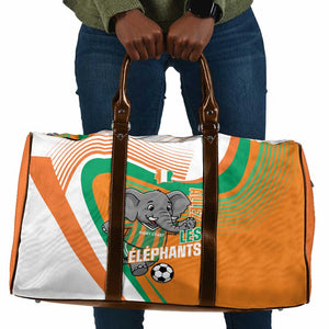 Ivory Coast Football Travel Bag 2026 Allez Les Elephants Cute Mascot - African Pride