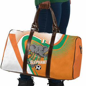 Ivory Coast Football Travel Bag 2026 Allez Les Elephants Cute Mascot - African Pride