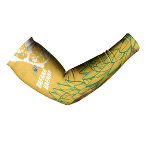Custom South Africa Soccer Arm Sleeves 2026 Bafana Bafana Go Boys Protea - African Pride