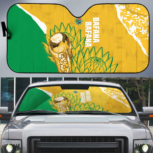 South Africa Soccer Auto Sun Shade 2026 Bafana Bafana Go Boys Protea - African Pride
