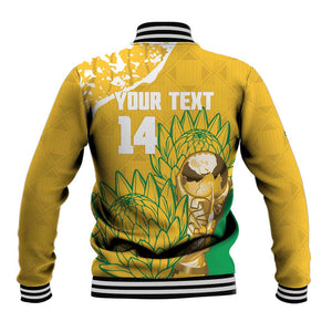 Custom South Africa Soccer Baseball Jacket 2026 Bafana Bafana Go Boys Protea - African Pride