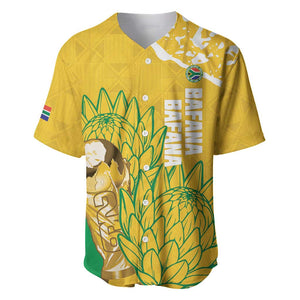 Custom South Africa Soccer Baseball Jersey 2026 Bafana Bafana Go Boys Protea LT14