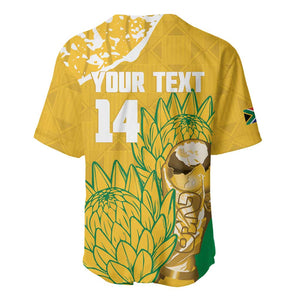 Custom South Africa Soccer Baseball Jersey 2026 Bafana Bafana Go Boys Protea LT14