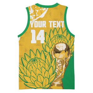 Custom South Africa Soccer Basketball Jersey 2026 Bafana Bafana Go Boys Protea - African Pride