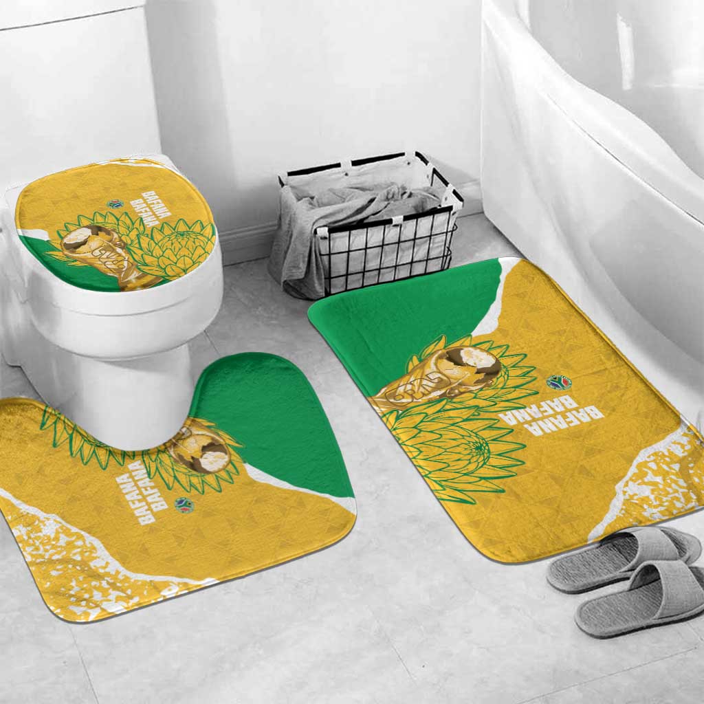 South Africa Soccer Bathroom Set 2026 Bafana Bafana Go Boys Protea - African Pride