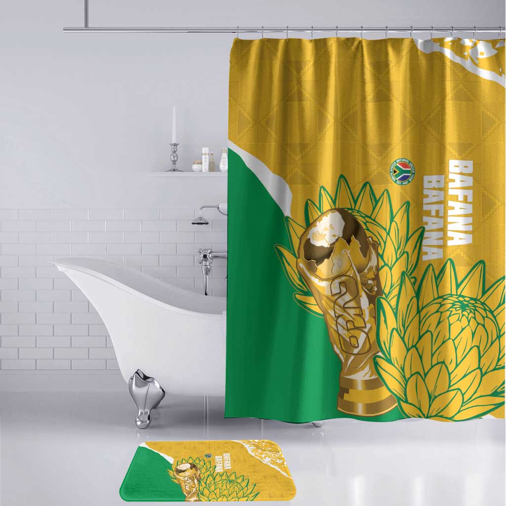 South Africa Soccer Bathroom Set 2026 Bafana Bafana Go Boys Protea - African Pride