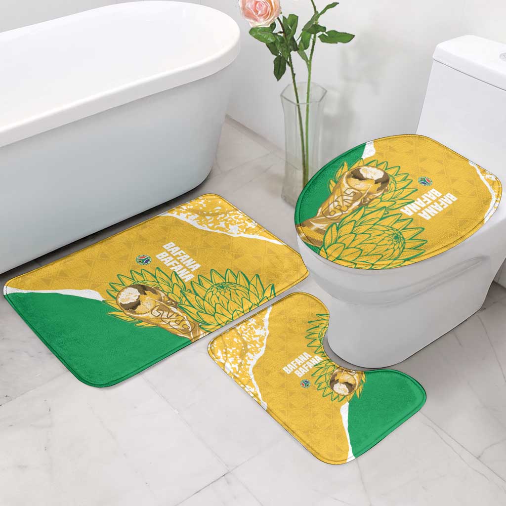 South Africa Soccer Bathroom Set 2026 Bafana Bafana Go Boys Protea - African Pride