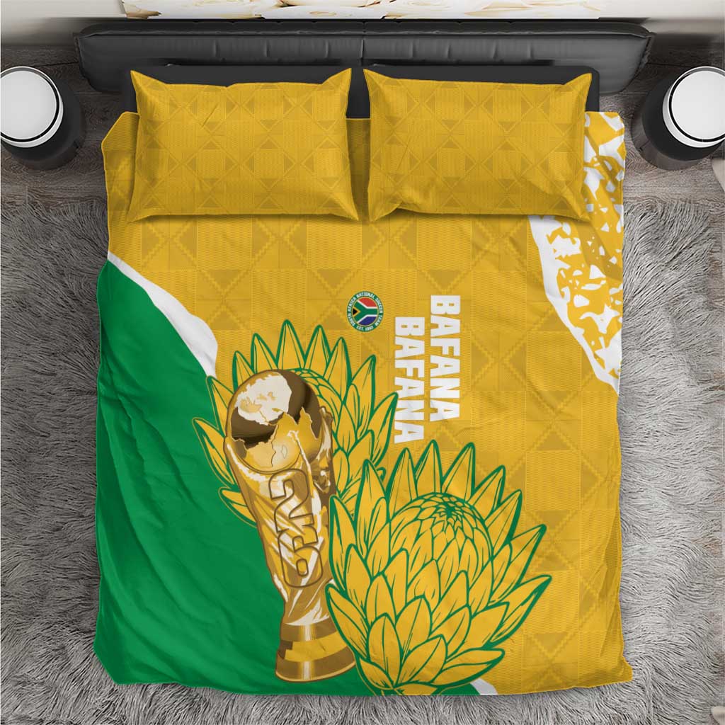 South Africa Soccer Bedding Set 2026 Bafana Bafana Go Boys Protea - African Pride