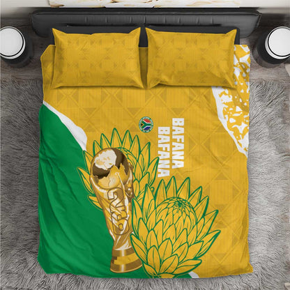 South Africa Soccer Bedding Set 2026 Bafana Bafana Go Boys Protea - African Pride
