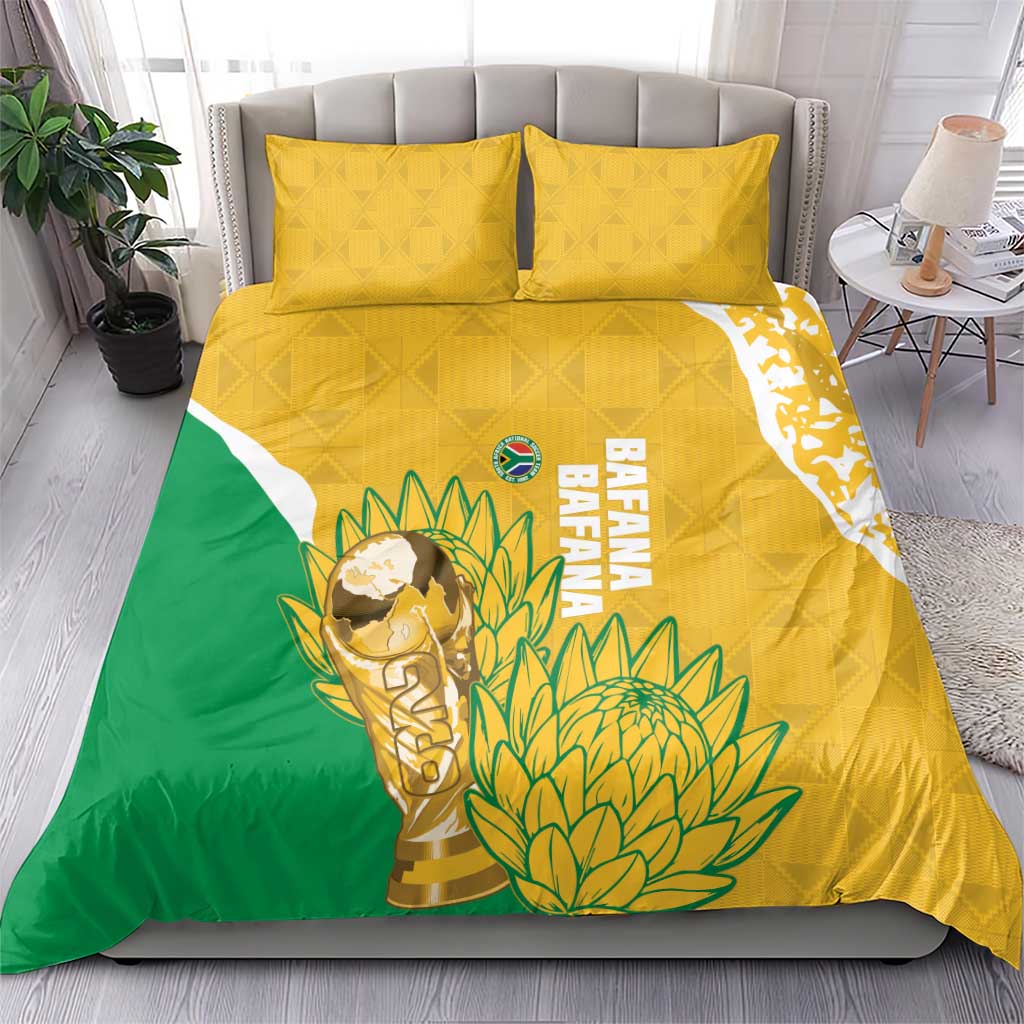 South Africa Soccer Bedding Set 2026 Bafana Bafana Go Boys Protea - African Pride