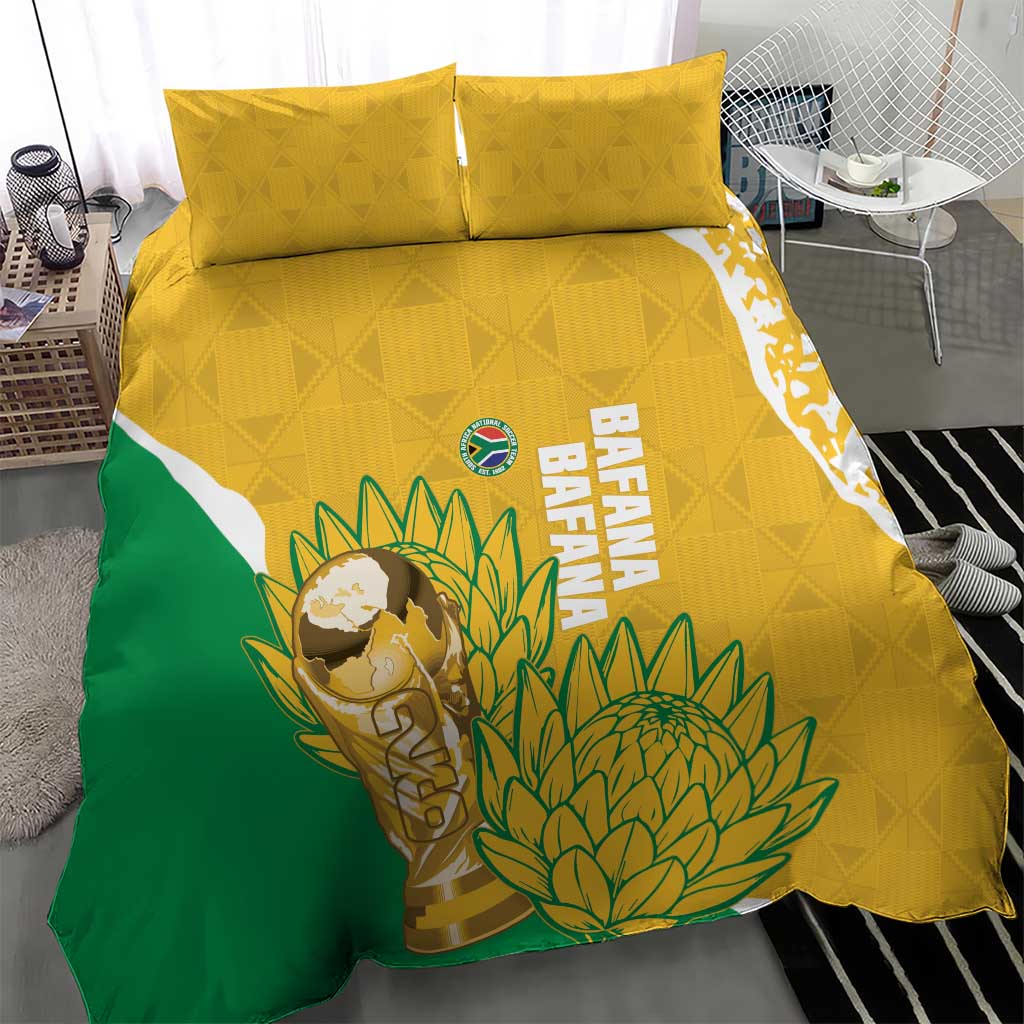 South Africa Soccer Bedding Set 2026 Bafana Bafana Go Boys Protea - African Pride