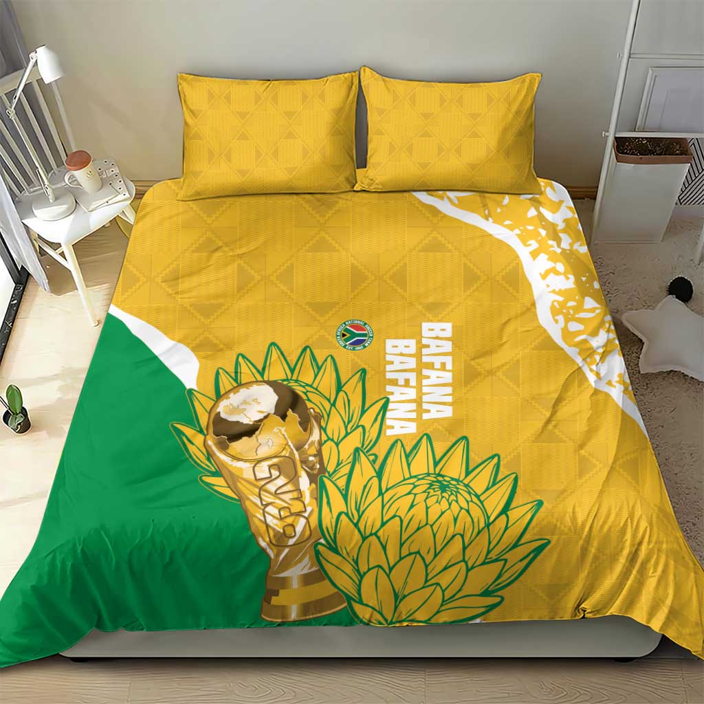 South Africa Soccer Bedding Set 2026 Bafana Bafana Go Boys Protea - African Pride