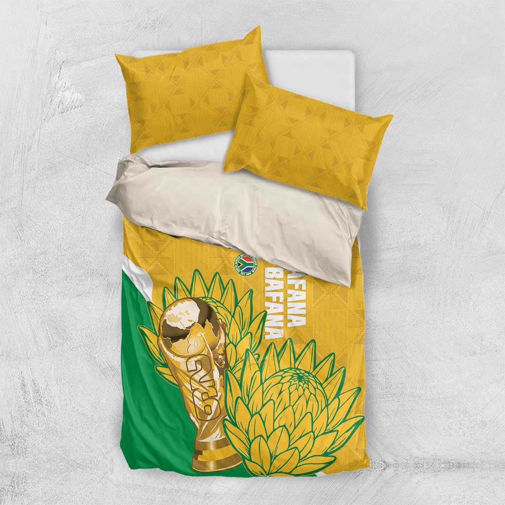 South Africa Soccer Bedding Set 2026 Bafana Bafana Go Boys Protea - African Pride