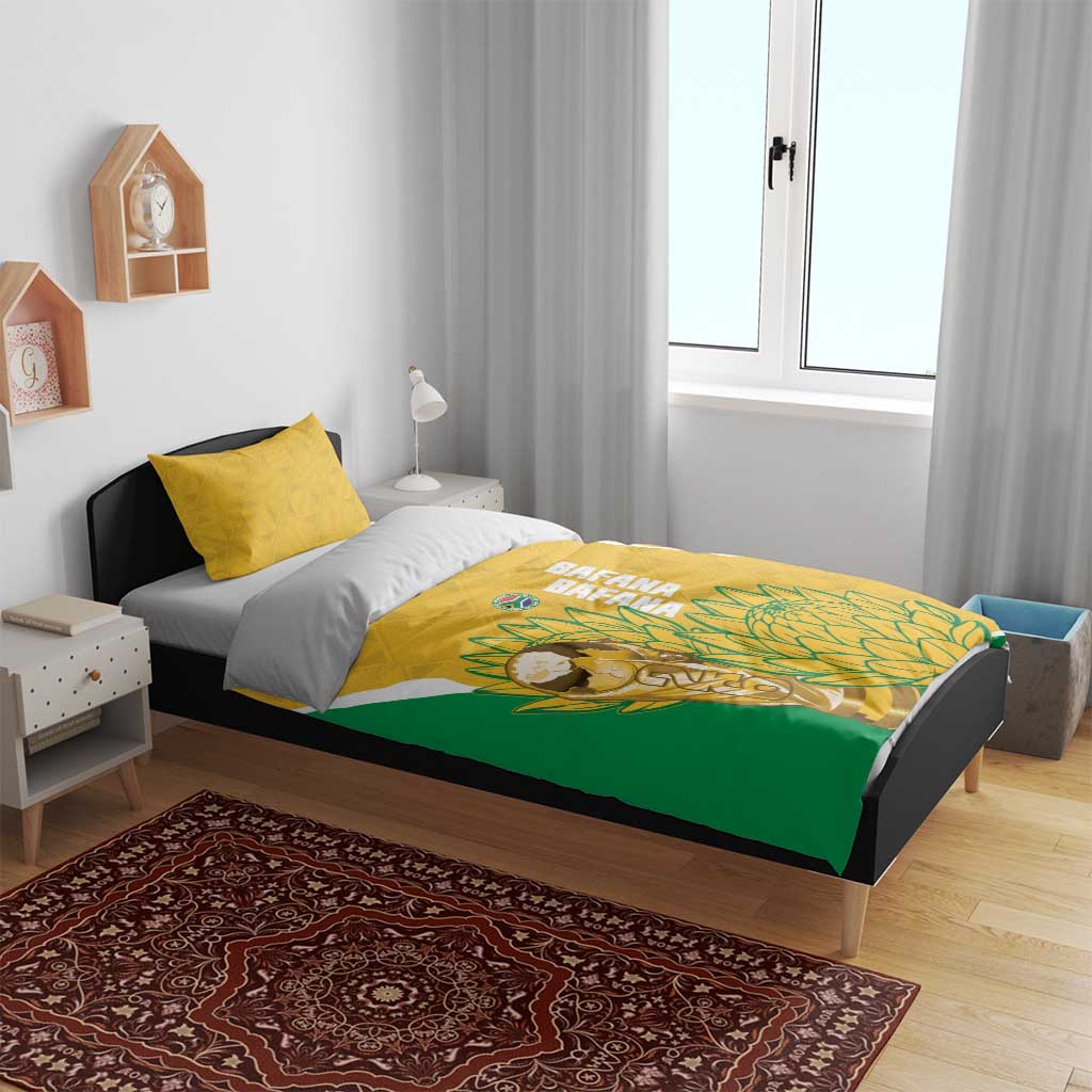 South Africa Soccer Bedding Set 2026 Bafana Bafana Go Boys Protea - African Pride
