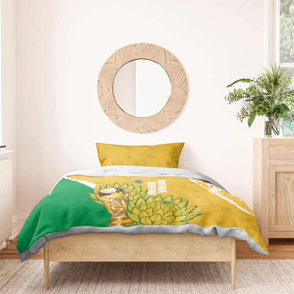 South Africa Soccer Bedding Set 2026 Bafana Bafana Go Boys Protea - African Pride