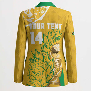 Custom South Africa Soccer Blazer 2026 Bafana Bafana Go Boys Protea - African Pride