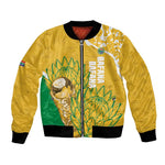Custom South Africa Soccer Bomber Jacket 2026 Bafana Bafana Go Boys Protea - African Pride