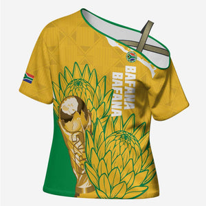 Custom South Africa Soccer Cross Shoulder Shirt 2026 Bafana Bafana Go Boys Protea - African Pride