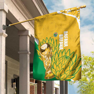 South Africa Soccer Garden Flag 2026 Bafana Bafana Go Boys Protea - African Pride