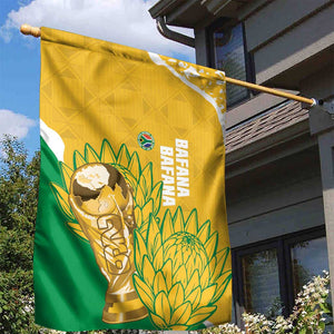 South Africa Soccer Garden Flag 2026 Bafana Bafana Go Boys Protea - African Pride