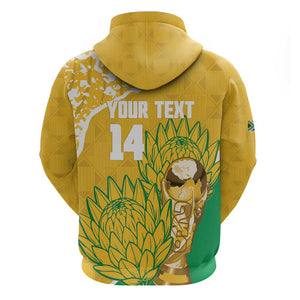 Custom South Africa Soccer Hoodie 2026 Bafana Bafana Go Boys Protea - African Pride
