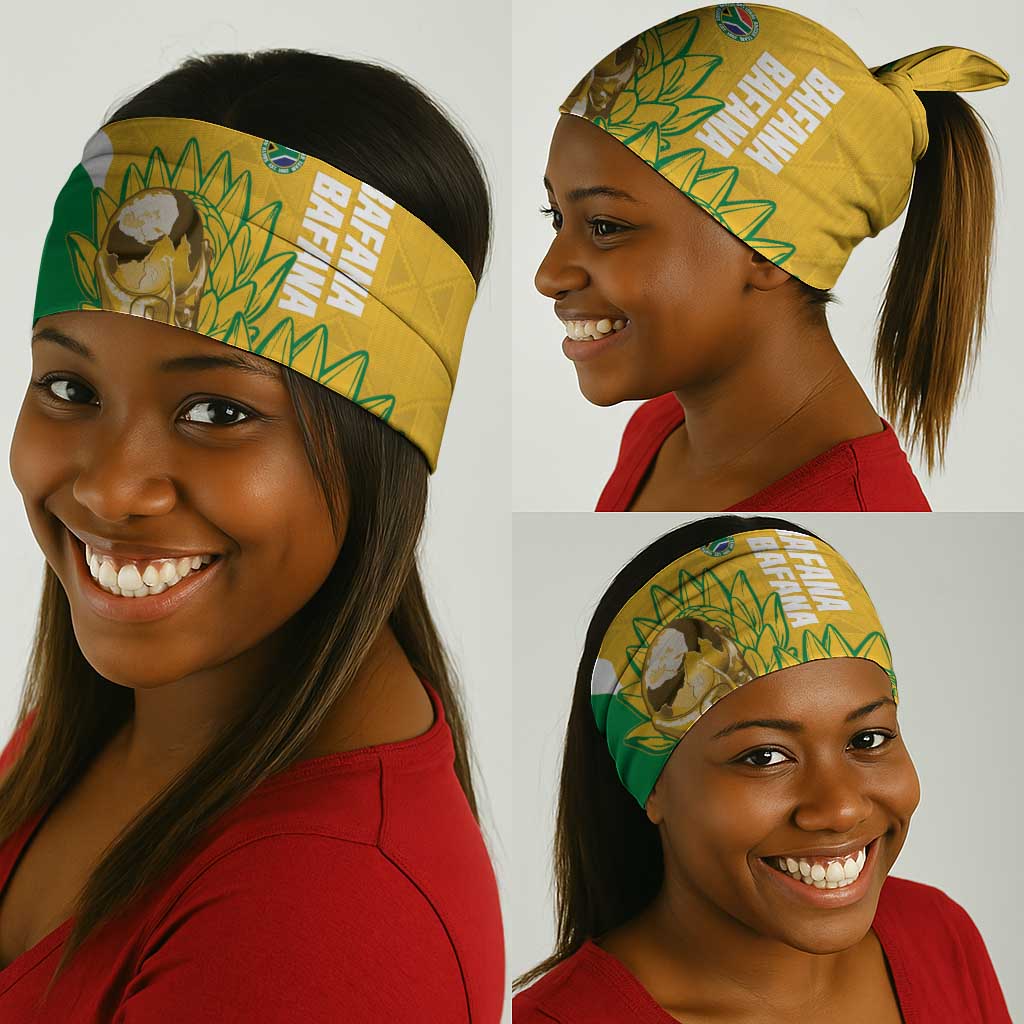 South Africa Soccer Neck Gaiter 2026 Bafana Bafana Go Boys Protea - African Pride