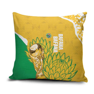 South Africa Soccer Pillow Cover 2026 Bafana Bafana Go Boys Protea - African Pride