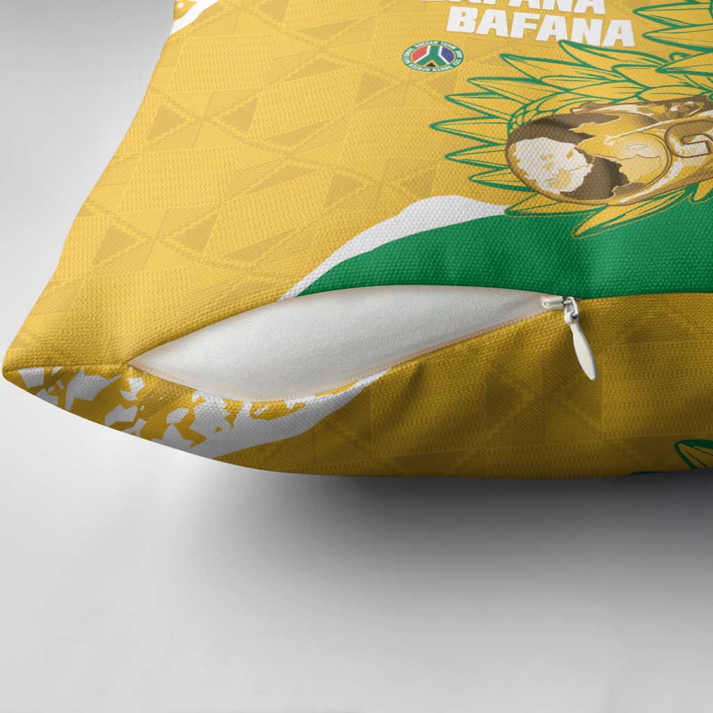 South Africa Soccer Pillow Cover 2026 Bafana Bafana Go Boys Protea - African Pride