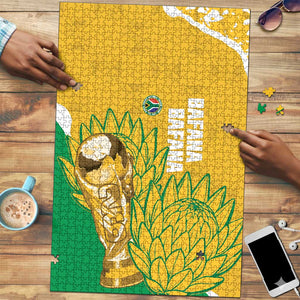 South Africa Soccer Puzzle 2026 Bafana Bafana Go Boys Protea - African Pride