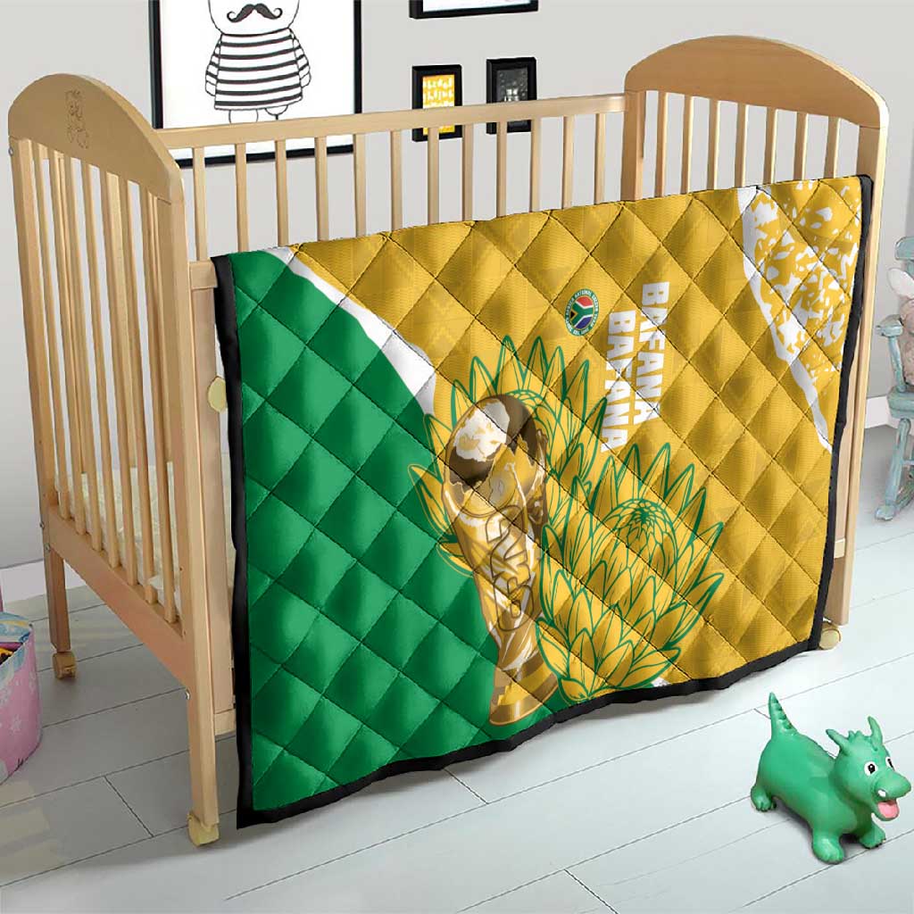 South Africa Soccer Quilt 2026 Bafana Bafana Go Boys Protea - African Pride