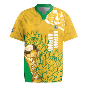 Custom South Africa Soccer Rugby Jersey 2026 Bafana Bafana Go Boys Protea LT14