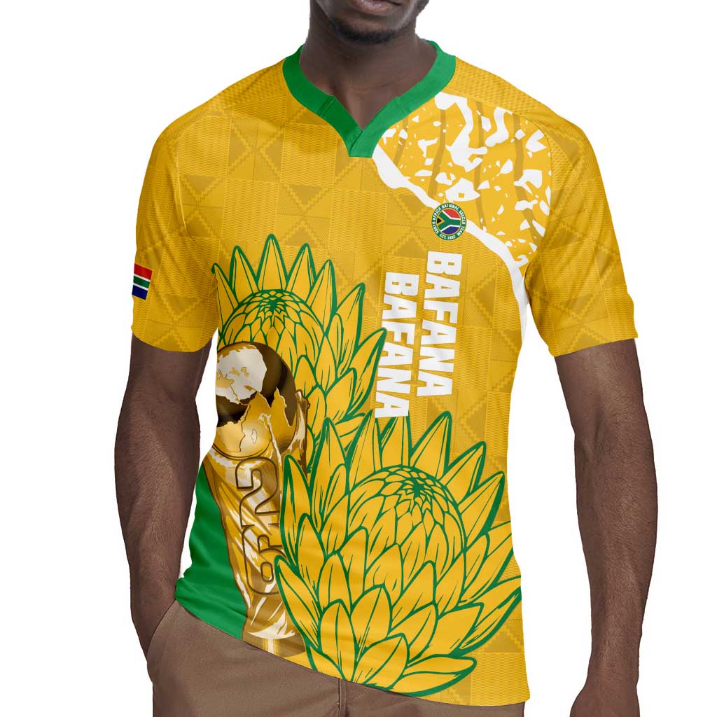 Custom South Africa Soccer Rugby Jersey 2026 Bafana Bafana Go Boys Protea LT14