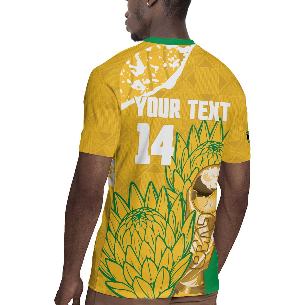 Custom South Africa Soccer Rugby Jersey 2026 Bafana Bafana Go Boys Protea LT14