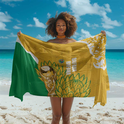 South Africa Soccer Sarong 2026 Bafana Bafana Go Boys Protea - African Pride