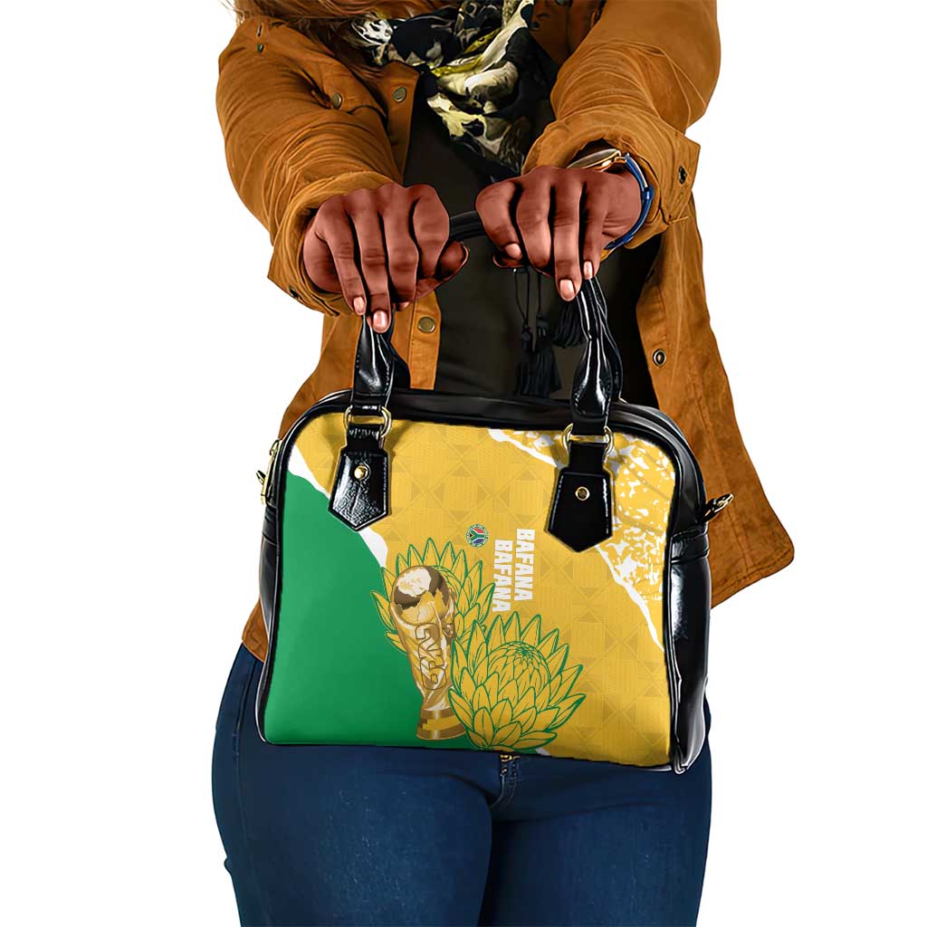 South Africa Soccer Shoulder Handbag 2026 Bafana Bafana Go Boys Protea - African Pride