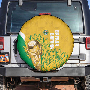 South Africa Soccer Spare Tire Cover 2026 Bafana Bafana Go Boys Protea - African Pride