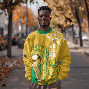 Custom South Africa Soccer Sweatshirt 2026 Bafana Bafana Go Boys Protea - African Pride