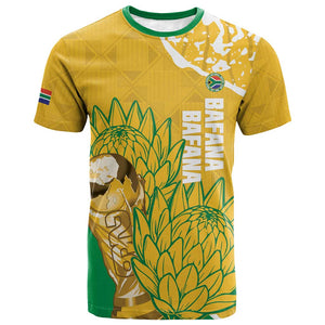 Custom South Africa Soccer T shirt 2026 Bafana Bafana Go Boys Protea LT14