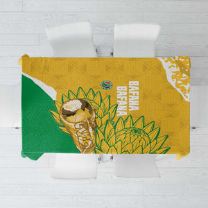 South Africa Soccer Tablecloth 2026 Bafana Bafana Go Boys Protea - African Pride
