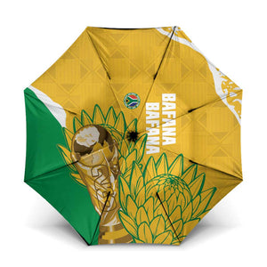 South Africa Soccer Umbrella 2026 Bafana Bafana Go Boys Protea - African Pride