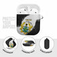 Custom Ghana Football AirPods Case 2026 Go Black Stars Black Adinkra Pattern - African Pride