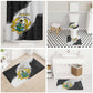 Custom Ghana Football Bathroom Set 2026 Go Black Stars Black Adinkra Pattern - African Pride