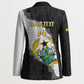 Custom Ghana Football Blazer 2026 Go Black Stars Black Adinkra Pattern - African Pride