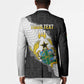 Custom Ghana Football Blazer 2026 Go Black Stars Black Adinkra Pattern - African Pride